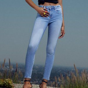ZARA Mid-Rise Skinny Jeans - Light Blue | Z1975 0108/022 - Size 10